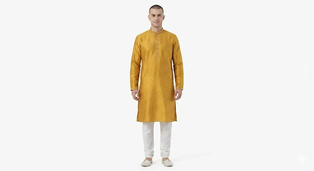 Yellow Kurta